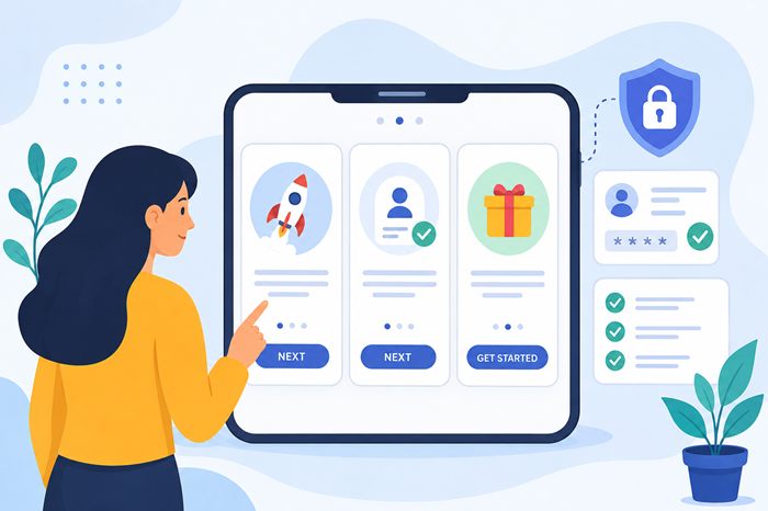 Discover the best mobile UX patterns for onboarding, from simpler forms to accessible design, clear...