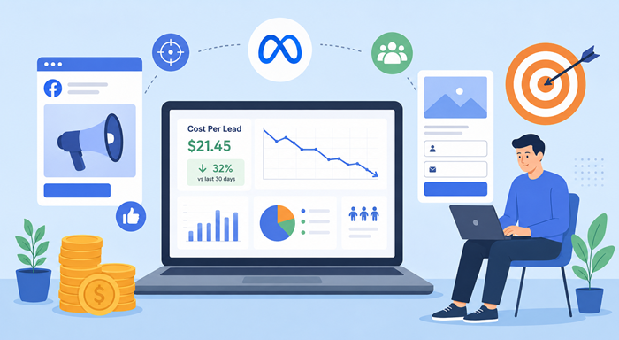 Learn proven strategies to lower your Meta Ads cost per lead with smarter targeting, better...
