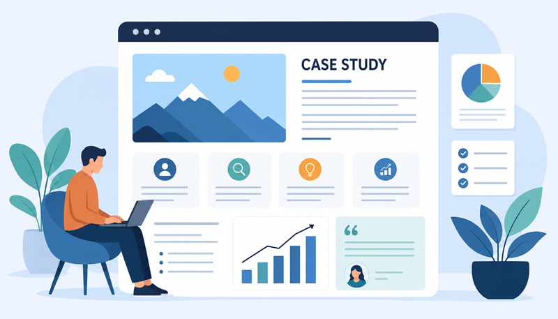 Learn how to design a high-converting case study page with proven structure, SEO tips, and...