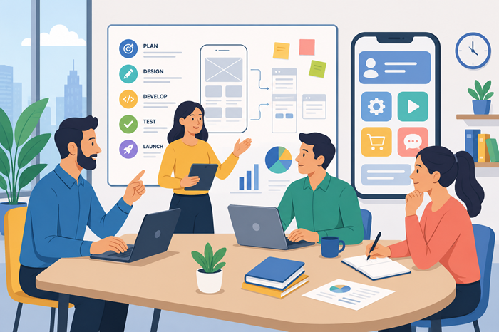 Discover the cost to hire a mobile app development agency, pricing factors, hidden expenses, budgeting...