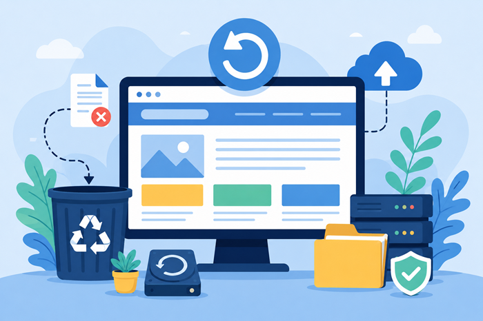 Learn how to recover deleted website content, restore lost pages, protect SEO rankings, and prevent...