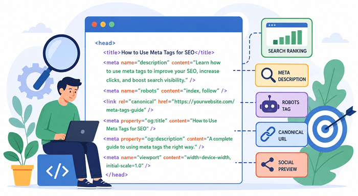 Learn how to use meta tags for SEO with proven best practices, common mistakes to...