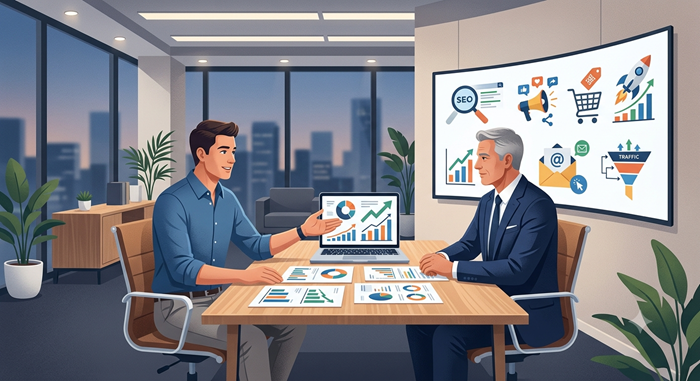 Learn what percentage of revenue small businesses should spend on digital marketing, how to set...