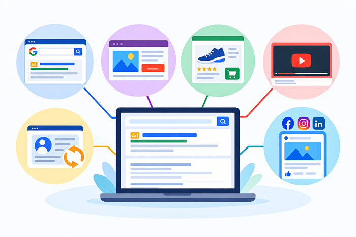 Learn the types of PPC ads, how each campaign works, when to use them, and...